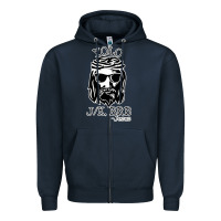 Navy funny jesus easter yolo jk brb Zipper Hoodie - artisFamous