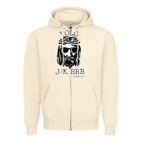 Sandshell funny jesus easter yolo jk brb Zipper Hoodie - artisFamous