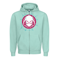 Seafoam spider girl Zipper Hoodie - artisFamous