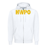 White HWPO - HARD WORK PAYS OFF Zipper Hoodie - artisFamous