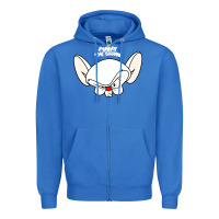 True Royal pinky and the brain big face Zipper Hoodie - artisFamous