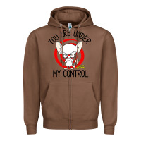 Chestnut pinky and the brain you are under my control Zipper Hoodie - artisFamous
