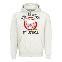 Oatmeal Heather pinky and the brain you are under my control Zipper Hoodie - artisFamous