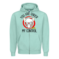 Seafoam pinky and the brain you are under my control Zipper Hoodie - artisFamous