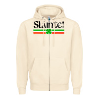 Sandshell slainte shirt irish cheers toast shamrock Zipper Hoodie - artisFamous