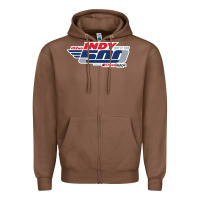 Chestnut Indy 500 Zipper Hoodie - artisFamous
