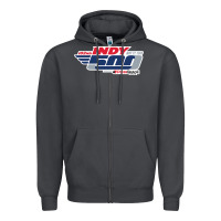 Smoke Indy 500 Zipper Hoodie - artisFamous