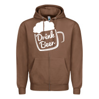 Chestnut cool drink beer Zipper Hoodie - artisFamous