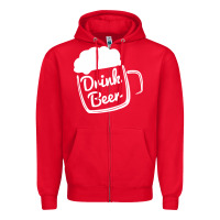 Cool Drink Beer Zipper Hoodie | Teevron