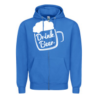 True Royal cool drink beer Zipper Hoodie - artisFamous