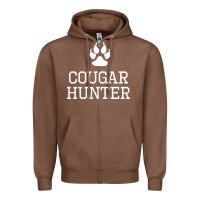 Chestnut cougar hunter Zipper Hoodie - artisFamous