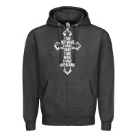 Charcoal Heather christian recovery Zipper Hoodie - artisFamous