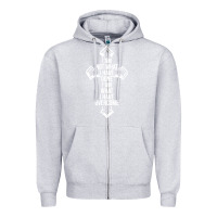Heather Grey christian recovery Zipper Hoodie - artisFamous