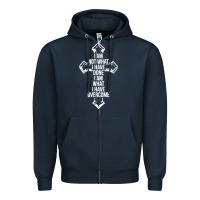 Navy christian recovery Zipper Hoodie - artisFamous