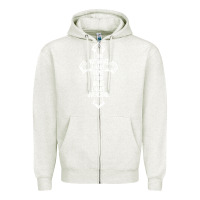Oatmeal Heather christian recovery Zipper Hoodie - artisFamous