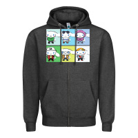 Charcoal Heather cinnamoroll collection Zipper Hoodie - artisFamous