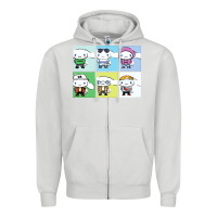 Dove Grey cinnamoroll collection Zipper Hoodie - artisFamous