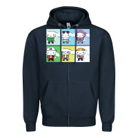 Navy cinnamoroll collection Zipper Hoodie - artisFamous