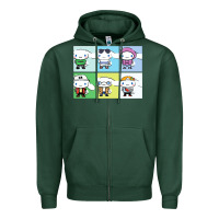 Sports Green cinnamoroll collection Zipper Hoodie - artisFamous