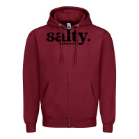 Burgundy christian salty Zipper Hoodie - artisFamous