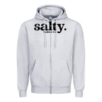 Heather Grey christian salty Zipper Hoodie - artisFamous