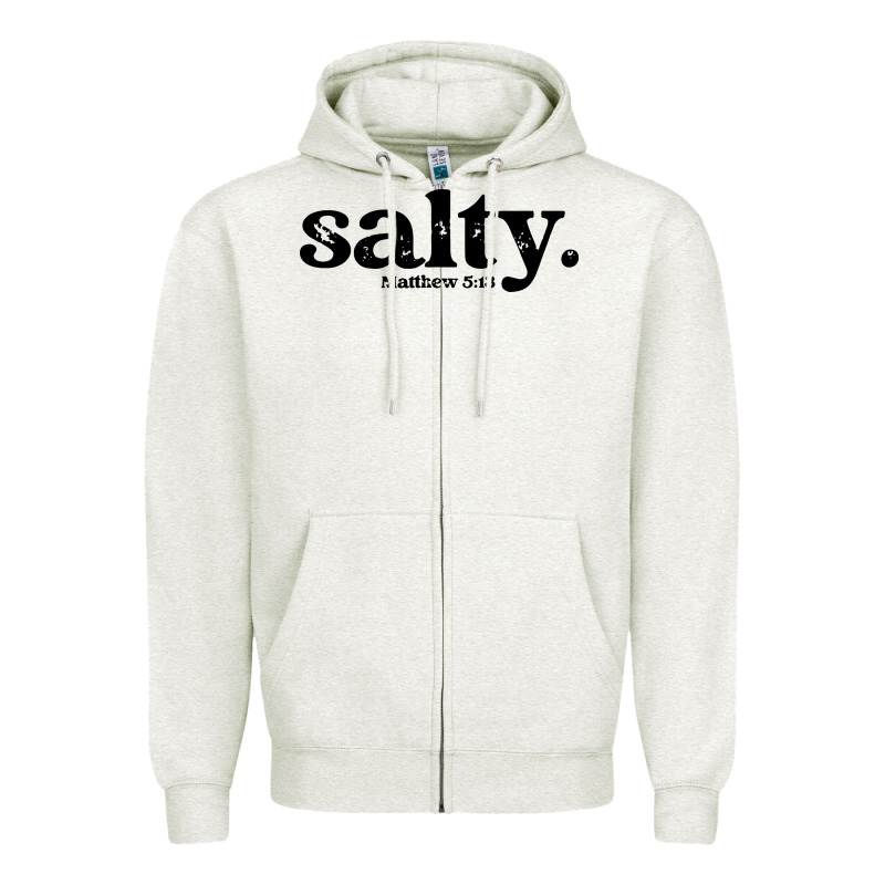 Christian Salty Zipper Hoodie by artisFamous | Teevron
