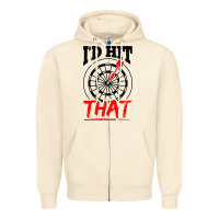 Sandshell i'd hit that darts Zipper Hoodie - artisFamous