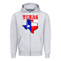 Heather Grey state of texas somebody loves me Zipper Hoodie - artisFamous