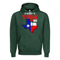 State Of Texas Somebody Loves Me Zipper Hoodie | Teevron