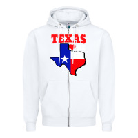 White state of texas somebody loves me Zipper Hoodie - artisFamous