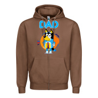 Chestnut bluey dad lover forever Zipper Hoodie - artisFamous