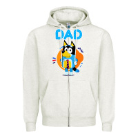 Bluey Dad Lover Forever Zipper Hoodie | Teevron
