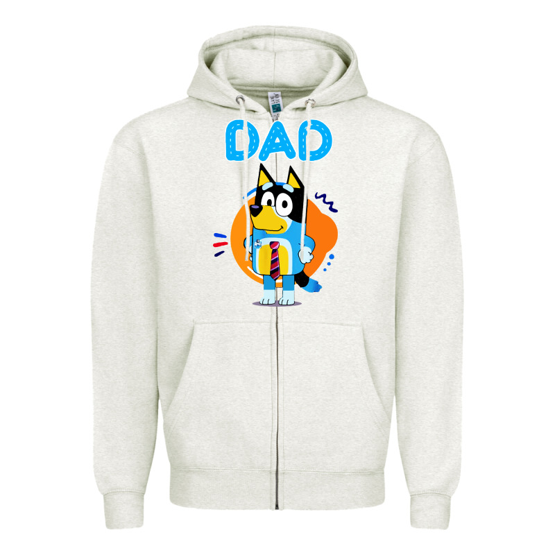 Bluey Dad Lover Forever Zipper Hoodie by artisFamous | Teevron