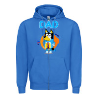 True Royal bluey dad lover forever Zipper Hoodie - artisFamous