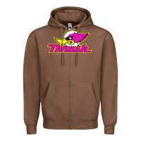 Chestnut thrush Zipper Hoodie - artisFamous