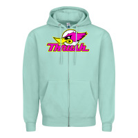 Seafoam thrush Zipper Hoodie - artisFamous