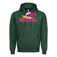 Sports Green thrush Zipper Hoodie - artisFamous