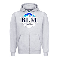 Heather Grey buschs light matters Zipper Hoodie - artisFamous