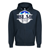 Navy buschs light matters Zipper Hoodie - artisFamous