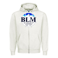 Oatmeal Heather buschs light matters Zipper Hoodie - artisFamous
