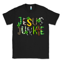 Black Jesus junkie St. Patrick's Classic Tee - CowGirlArtShop