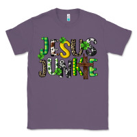Lavender Jesus junkie St. Patrick's Classic Tee - CowGirlArtShop