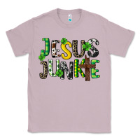 Lilac Jesus junkie St. Patrick's Classic Tee - CowGirlArtShop