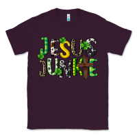 Plum Jesus junkie St. Patrick's Classic Tee - CowGirlArtShop