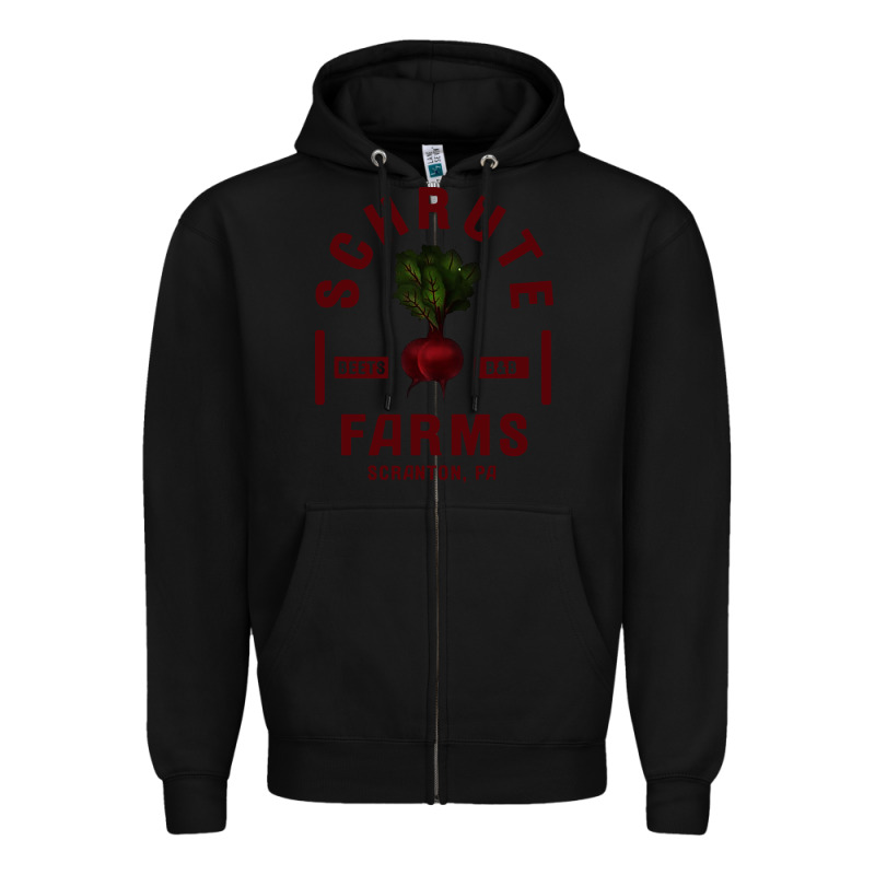 The Office Schrute Farms Premium Zipper Hoodie by artisFamous | Teevron