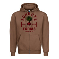 Chestnut the office schrute farms premium Zipper Hoodie - artisFamous