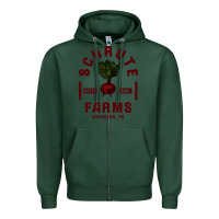 Sports Green the office schrute farms premium Zipper Hoodie - artisFamous