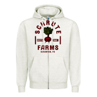 Oatmeal Heather the office schrute farms premium Zipper Hoodie - artisFamous