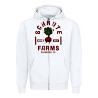 White the office schrute farms premium Zipper Hoodie - artisFamous