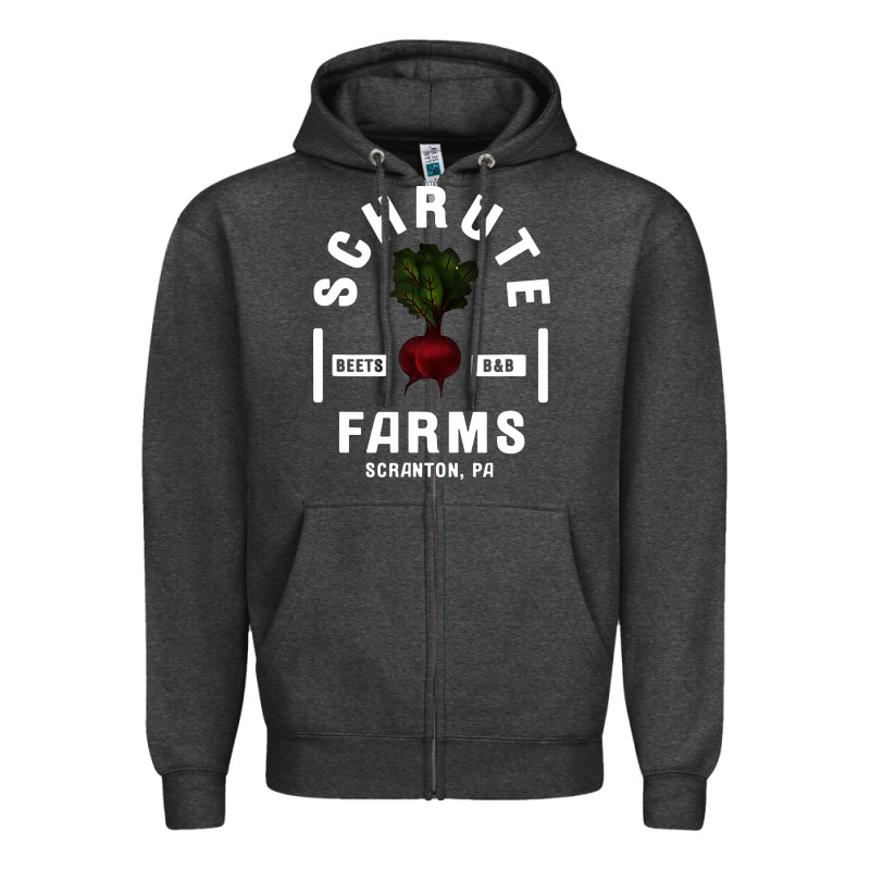 The Office Schrute Farms Premium Zipper Hoodie by artisFamous | Teevron